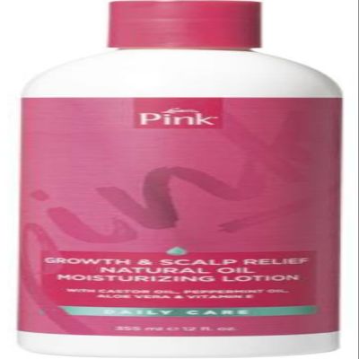 Pi-nk Gr-owt.h & Scalp Relief Moist Lotion - 12 oz