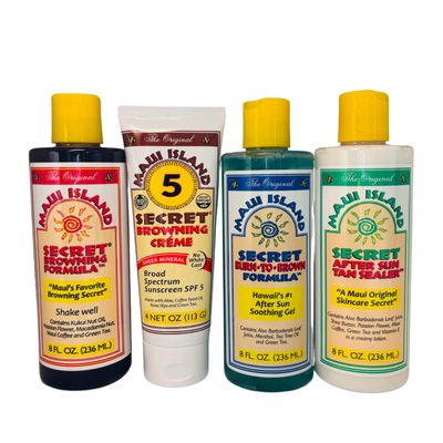 Maui Island Secret Original Formula Tanning Kit