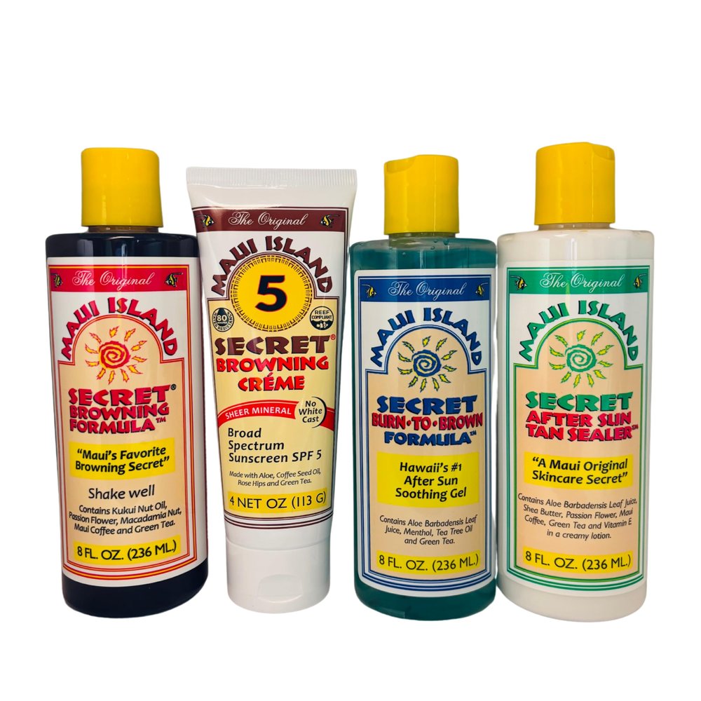 Maui Island Secret Original Formula Tanning Kit