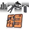 BNJWJZS 1 Set Stainless Steel Nail Clipper Cutter Trimmer Ear Pick Grooming Kit Manicure Set Pedicure Toe Nail Art Beauty Tools Kits view 3
