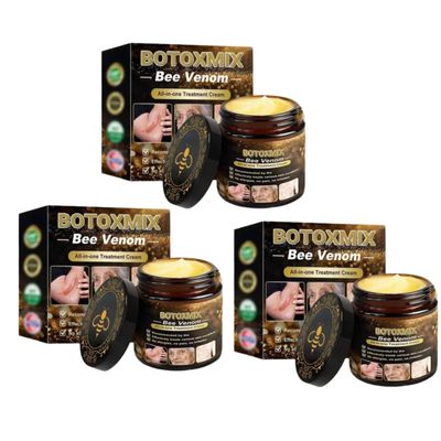 Bee Venom Skin Treatment Cream, Bee Venom Wrinkle Removal Cream, All-in-one for All skin Types (3PCS)