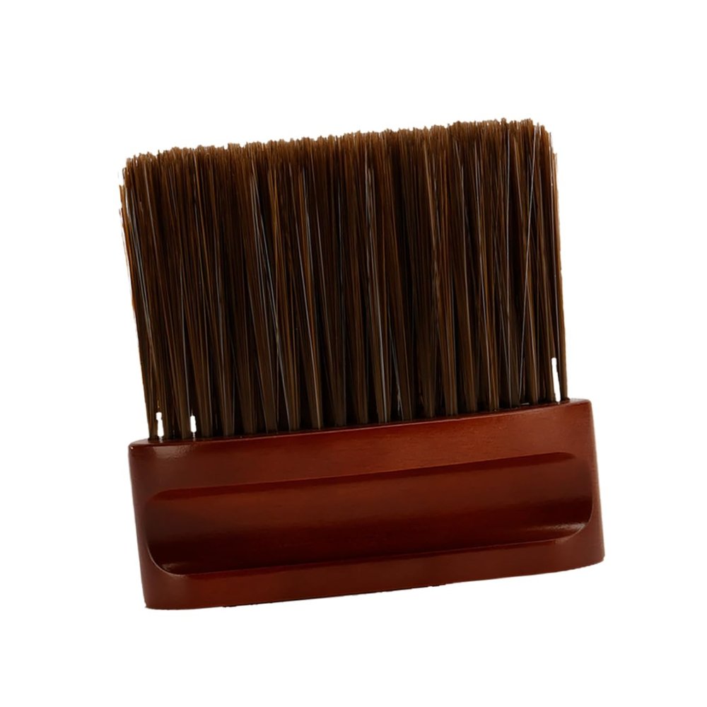 ARTSEWPLY Scalp Massage Brush Bristle Brush for Hair Cutting Wooden Handle Neck Duster Hairdressing Barber Supplies