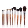 12pcs Original Wooden Makeup Brushes Set Beauty Professional Tools Complete Set view 1