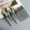 13pcs Four Seasons Makeup Brush Set Wooden Handle Long Soft Beauty Tools Fiber Bristles view 2