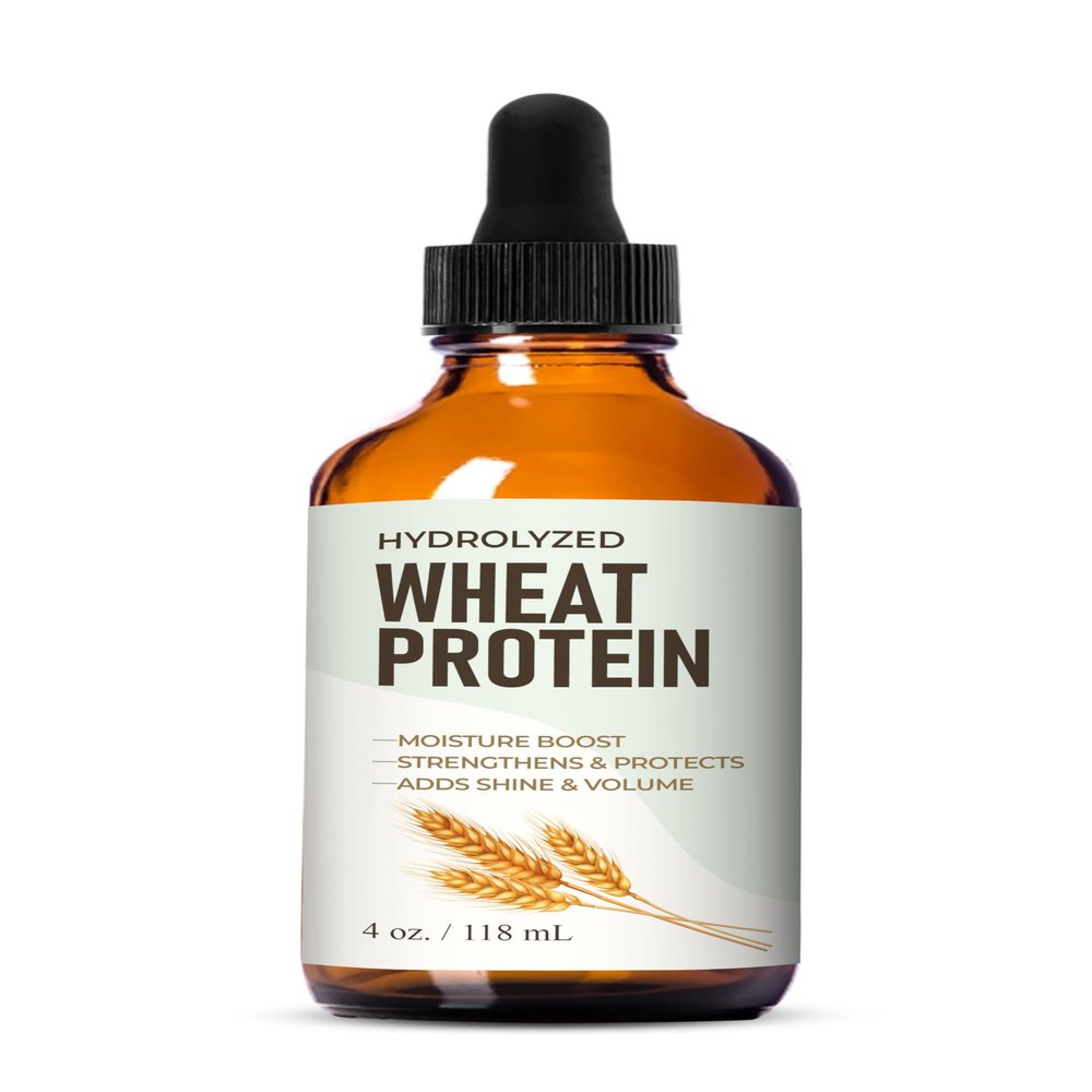 Talsen Chemicals Hydrolyzed Wheat Protein (4 Oz / 118 mL) Hydrolyzed Wheat Protein Liquid Cosmetic Grade Ingredient for Hair Strength and Moisture for Hair and Skin Care Formulations