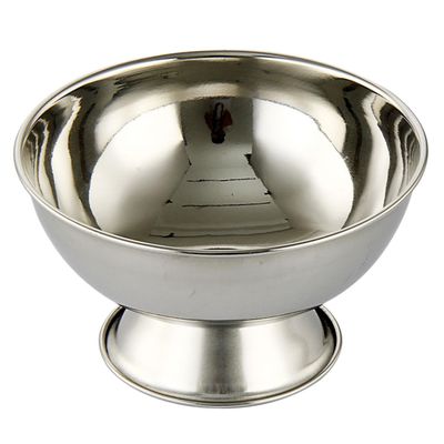 DEARMAMY Large Stainless Steel Shaving Bowl Men Portable High-foot Shaving Mug Design for Home Barbershops and Salons for Effortless Lathering