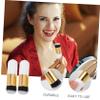 ARTSEWPLY 2pcs Fluffy Makeup Brush for Women Blending Powder and Foundation Brush Versatile Blush and Concealer Tool Chic Design for All Cosmetic Applications view 2