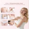 Joigivit 2 in 1 Bikini Trimmer for Women Dual Head Shaver Electric Razors Lady Pubic Hair, Ipx7 Waterproof Bikini Underarm Arm Leg Face Body Pink view 2