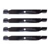 Bklcbwn 4Pk High Lift Blades Fits 42" Ayp 138971 Ys4500 127843 Ariens 3-1/8-Center to Center 5/16-Outer Hole 0.149-Thickness 2.25-Width view 1