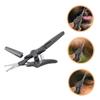 BATHVEVE Stainless Steel Eyebrow Scissors Small Facial Hair Trimming Scissors Rounded Tips for Men and Women Precision Grooming Tool for Eyebrows Nose Hair and Beard Care view 4