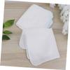 BAZEITFLOW 10pcs Double-Layer Cotton Gauze Handkerchiefs for Care and Makeup Removal Soft Saliva Towels Lock Edges for Newborns and Toddlers view 3