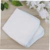 BAZEITFLOW 10pcs Double-Layer Cotton Gauze Handkerchiefs for Care and Makeup Removal Soft Saliva Towels Lock Edges for Newborns and Toddlers view 4