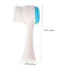 BESTYASH 2pcs Silicone Facial and Nose Brush Set Double-Sided Cleaning Tool for Deep Cleansing Compact Portable Design Suitable for Home and Travel Use view 2