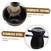 DEARMAMY 1 Set Professional Beard Brush with Shaving Bowl Durable Shaving Supply for Men Lightweight and Convenient for Travel Designed for Smooth Shave Without Irritation view 4