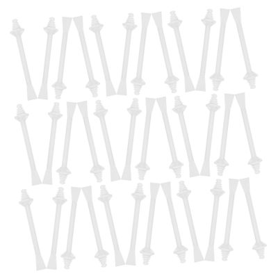 HONITANO 40pcs Smear Wax Applicator for Hair Removal Plastic Disposable Wax Sticks for Nose Facial Hair