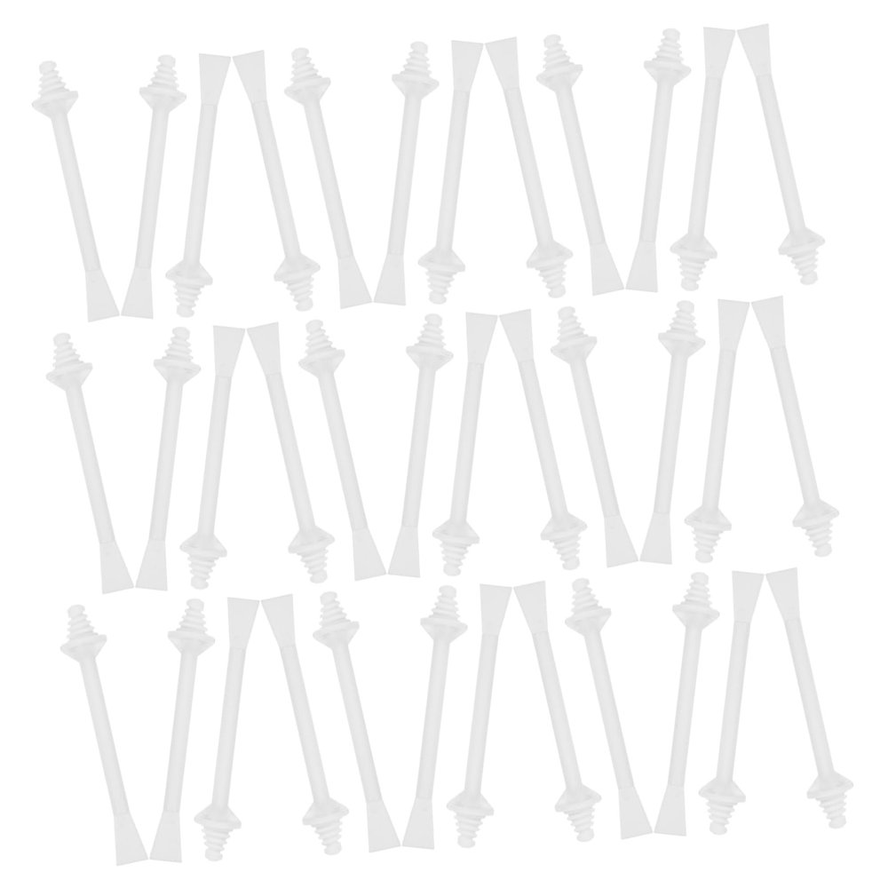 HONITANO 40pcs Smear Wax Applicator for Hair Removal Plastic Disposable Wax Sticks for Nose Facial Hair