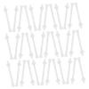 HONITANO 40pcs Smear Wax Applicator for Hair Removal Plastic Disposable Wax Sticks for Nose Facial Hair view 1