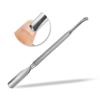 OFFIGAM 1pc Stainless Steel Double-ended Nail Cuticle Pusher for Dead Skin Removal and Manicure Ergonomic Tool for Salon and Home Use Exfoliating Scrub Stick view 3