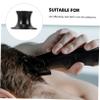 BATHVEVE Men's Alloy Safety Stand Opening Elegant and Space-efficient Shaving Brush Holder for Bathroom and Travel and Easy to Clean Black Design view 4
