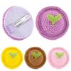 AUEAR, 4 Pack Bean Sprout Hair Clip With Hat Crochet Handmade Craft for Women Party Hair Accessories view 1