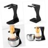 OFFIGAM Mens Brush Boar Hair Brush Holder Safety Razor Stand Desktop Razor Display Holder view 2