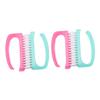 GALPADA 4pcs Nail Care Manicure Nail Brush for Home Use Cleaning Tool Random Color view 1