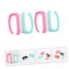 GALPADA 4pcs Nail Care Manicure Nail Brush for Home Use Cleaning Tool Random Color view 3