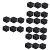 Healvian 24pcs Dual Hole Eyebrow and Eyeliner Pencil Sharpener Essential Makeup Tool for Precise Application Convenient Compact for Home Office and School Use view 1