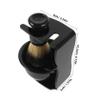 Beavorty 1set Shaving Kit Nylon Bristle Brush Lathering Bowl and Brush Stand for Men Barber Accessories for Comfortable Shave view 2