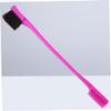 DECOMELODY 3pcs Dual Purpose Eyebrow Brush Comb Smooth Edges Gentle Touch for Eyebrow Types Rosy view 2