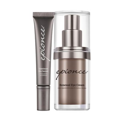 Epionce Anti-Aging Eye Duo with Renewal Eye Cream & Luminous Eye Serum for Fine Lines, Wrinkles, Dark Circles & Puffiness