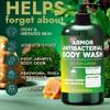 Antibacterial Body Wash | Antifungal Soap for Men & Women | Kills 99.9% of Germs & Bacteria | Helps with Back Acne, Body Odor, Jock Itch & Skin Irritation | Manuka Honey & Charcoal, 16 fl oz view 2