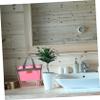 ARTSEWPLY 2pcs Hanging Toiletry Bag Handbag Mesh Shower Organizer Beach Mesh Shower Bag Travel Space Saving view 2