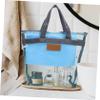 ARTSEWPLY 2pcs Hanging Toiletry Bag Handbag Mesh Shower Organizer Beach Mesh Shower Bag Travel Space Saving view 4