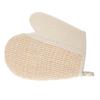 BATHVEVE 2pcs Cotton-Linen Exfoliating Bath Gloves Pain Scrubber Mitts for Adults Back Rubbing and Shower Use view 1
