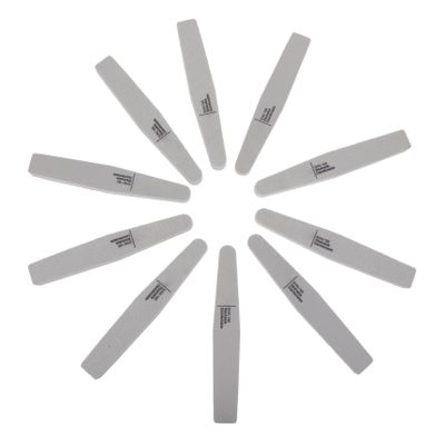 BATHVEVE 10Pcs Nail Buffer Sponge File Double Sided Nail Art Tool for Gel Nails Portable Buffing Blocks for Salon and Home Use for Nail Treatment and Manicure