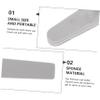 BATHVEVE 10Pcs Nail Buffer Sponge File Double Sided Nail Art Tool for Gel Nails Portable Buffing Blocks for Salon and Home Use for Nail Treatment and Manicure view 3