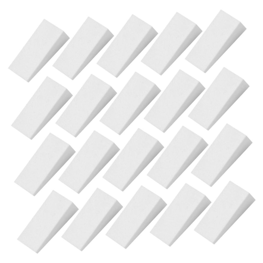 BATHVEVE 50Pcs Wedge Shape Cosmetic Sponges Versatile Makeup Applicators for Liquid and Powder Skin Friendly Beauty Tools for Foundation and Blush for Dry and Wet Use