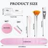 47 Pcs Esthetician Facial Supplies Kit: 5 Silicone & 5 Plastic Mask Mixing Bowls, 5 Headbands, 10 Brushes, 10 Spatulas, 10 Compressed Sponges, 2 Measuring Cups for Professional Spa & DIY Skincare view 2