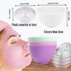47 Pcs Esthetician Facial Supplies Kit: 5 Silicone & 5 Plastic Mask Mixing Bowls, 5 Headbands, 10 Brushes, 10 Spatulas, 10 Compressed Sponges, 2 Measuring Cups for Professional Spa & DIY Skincare view 3