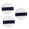 BATHVEVE Velvet Powder Puff 3pcs Soft Dual-Sided for Loose Powder Makeup Baby Safe Ribbon for Smooth Application Random Color view 1