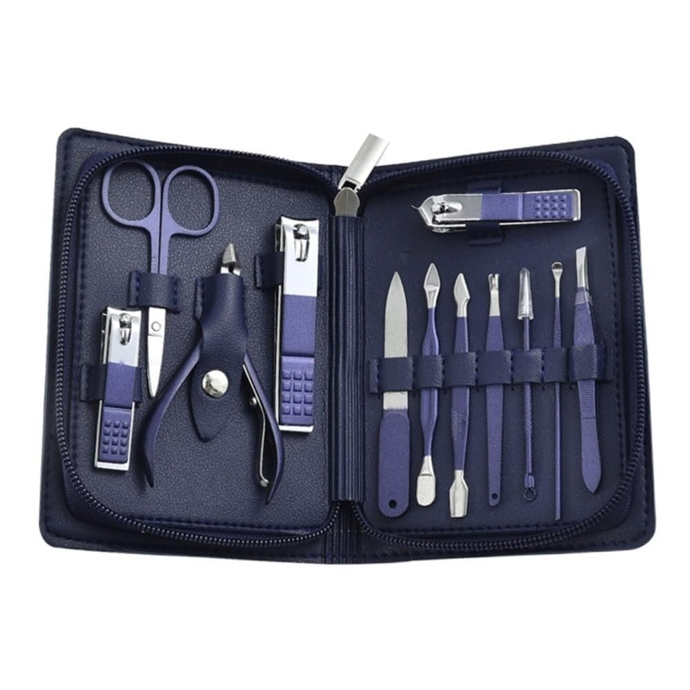 4/7/10/12/15/18pcs Manicure Set Nail Clippers Travel Grooming Kits with Package,7piece Sets (12piece Sets)