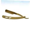 DECOMELODY Razor Manual Shaver Beard and Eyebrow Trimmer Vintage Style Easy to Use for Men view 2