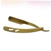 DECOMELODY Razor Manual Shaver Beard and Eyebrow Trimmer Vintage Style Easy to Use for Men view 3