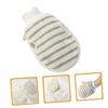 BATHVEVE Exfoliating Bath Glove 2-Sided Body Scrubbing Mitt 1-Pack Soft and Sturdy for Shower and Bath for Skin Types view 2