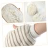BATHVEVE Exfoliating Bath Glove 2-Sided Body Scrubbing Mitt 1-Pack Soft and Sturdy for Shower and Bath for Skin Types view 4