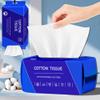 100 Count Disposable face towel, Ultra Thick face towels, Face towels disposable, Lint- free Facial Tissue, Skincare and Makeup Remover view 1