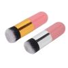 2pcs Fluffy Makeup Brush Set - Liquid Foundation Brush, Blush Brush for Cream Foundation, Pink Gold Silver Handle, Portable Face Makeup Brushes view 3