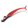 3PCS Red Fish Women Eyelash Helper Clamp False Eyelash Tweezers Applicator Removal Tool Stainless Steel Nippers view 3