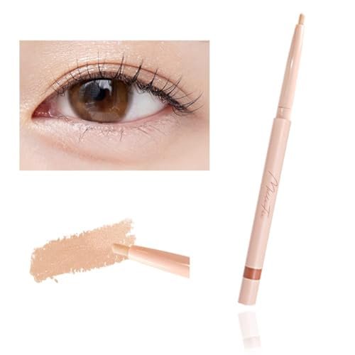 MilleFe MilleFee Tears EyeBag Pencil Liner Undereye Highlighter Eyeshadow Stick (011 Matte Natural Beige)